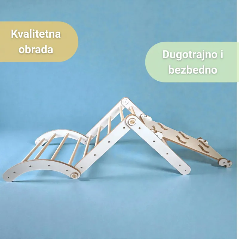 Pikler trougao + ljuljaska + rampa