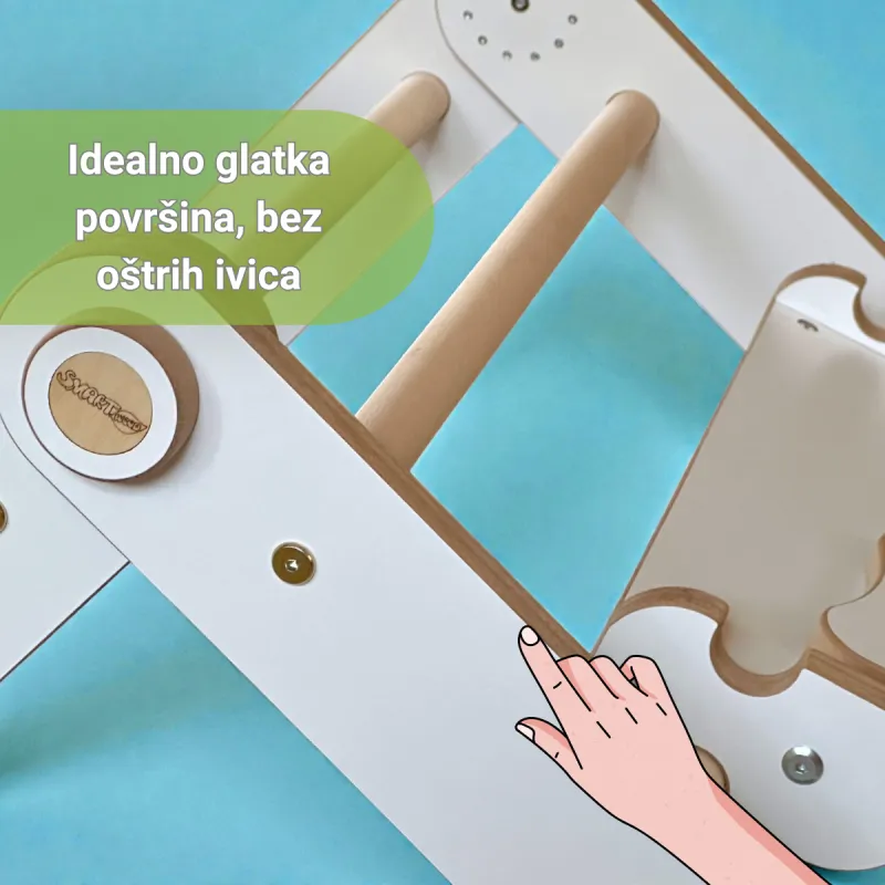 Pikler trougao + ljuljaska + rampa