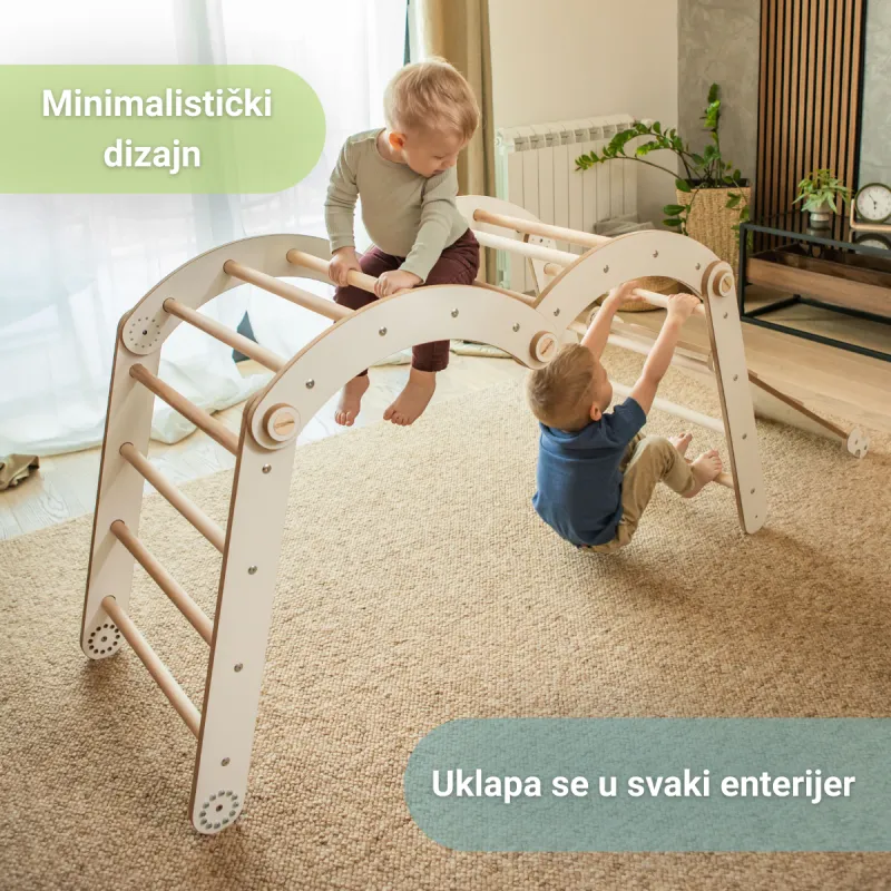 Pikler trougao + ljuljaska + rampa